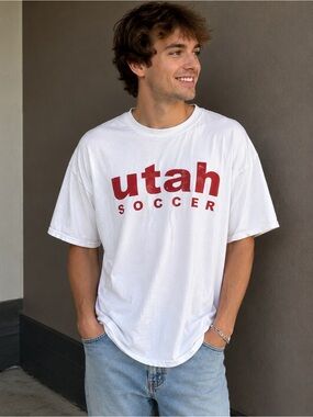 Vintage 90s Utah Soccer Hanes Heavyweight XL